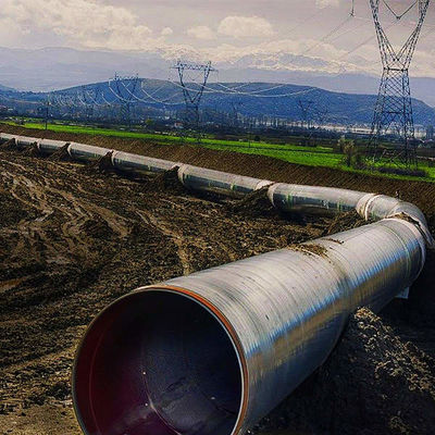 Труба для орошения сельскохозяйственных угодий из низко давления воды из стали Dn200