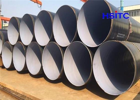 Tubo in acciaio anti-corrosione a spirale A369 da 8" rivestito con 3LPE