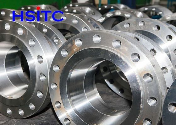 ASME B16.5 Astm A105 Processo di forgiatura di flange in acciaio mite