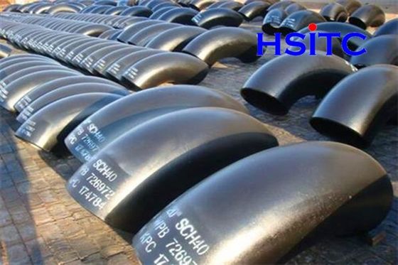 A234 Astm A403 Astm A420 Tubo in acciaio al carbonio gomito Sch40 Std Sch80