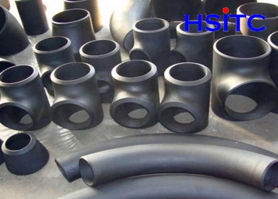 ANSI B16.11 Углеродистая сталь Tee Черная краска Углеродистая стальная труба фитинги